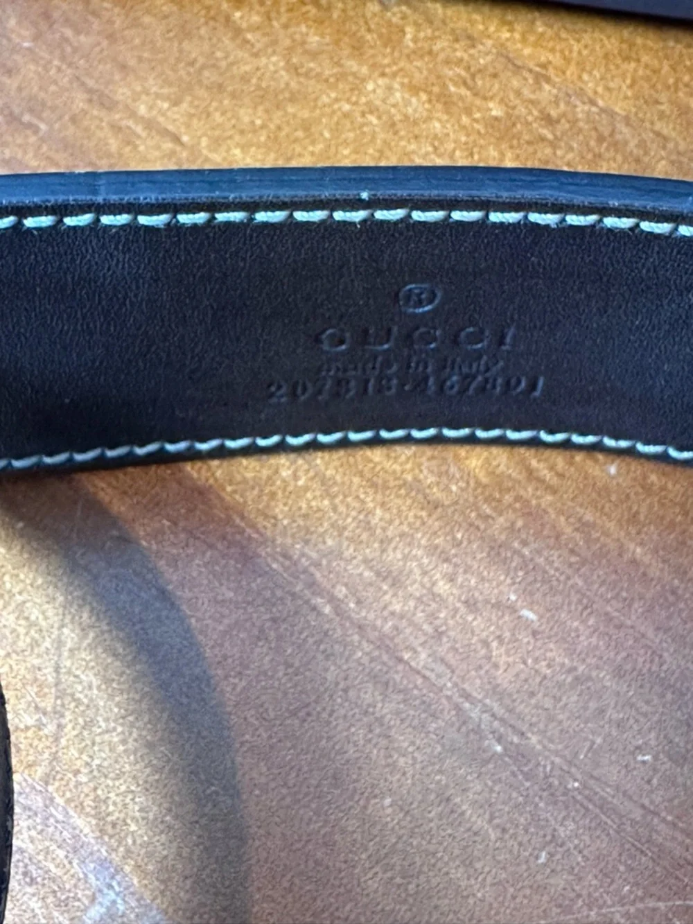 Authentic Gucci Handbag Replacement Strap Leather Shoulder Crossbody Brown